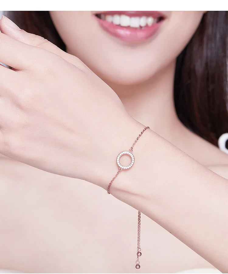 Hollow Circle Bracelet