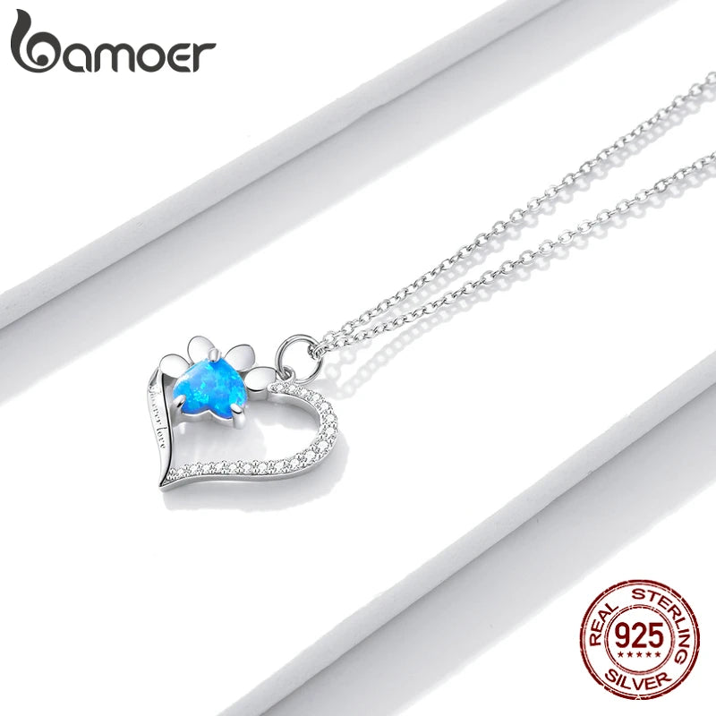 Heart Blue Necklace