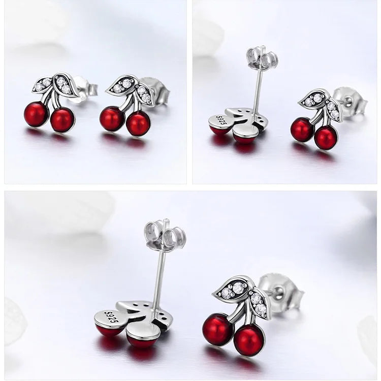 Red  Cherry Earring