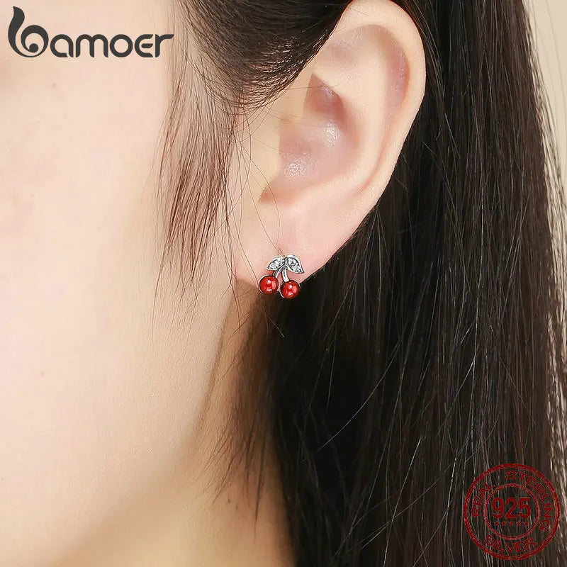 Red  Cherry Earring