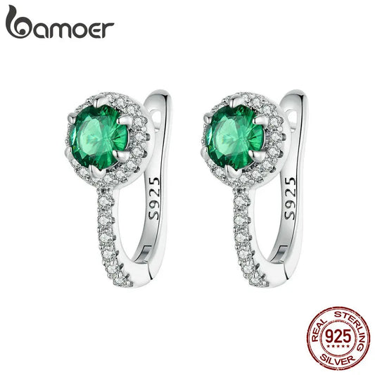 Green Cubic Zirconia  Earrings