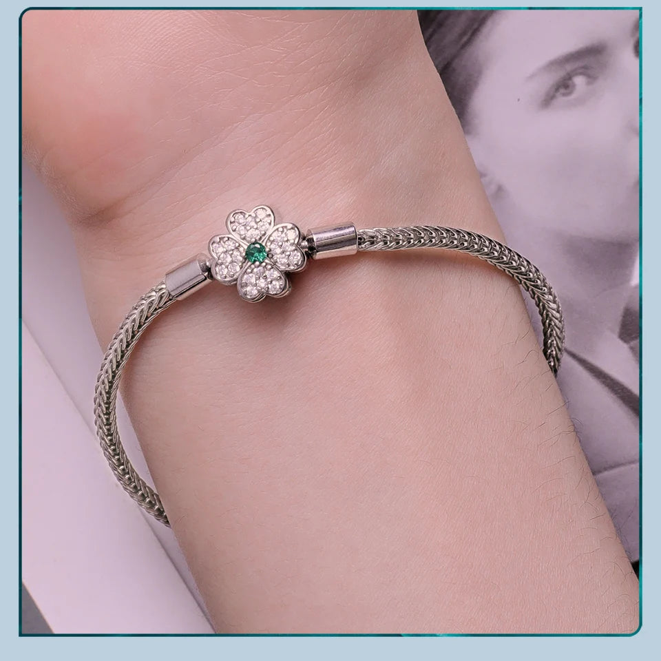 Four-Leaf Clover Bracelet